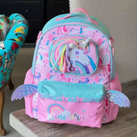 Luxury Pink Unicorn Backpack