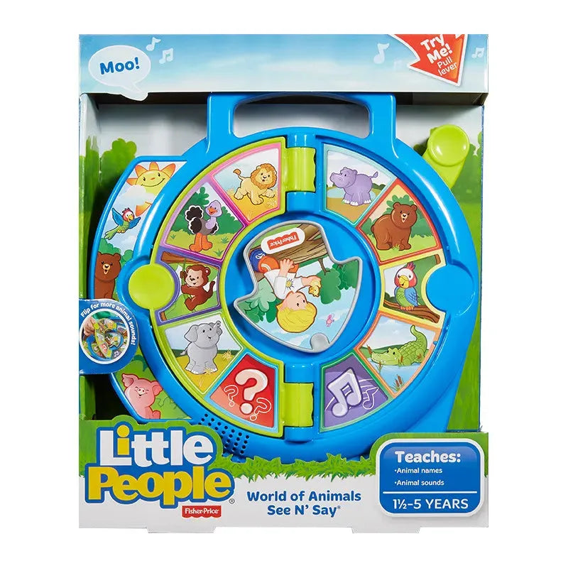 Fisher-Price Little People World of Animals Interactive Book