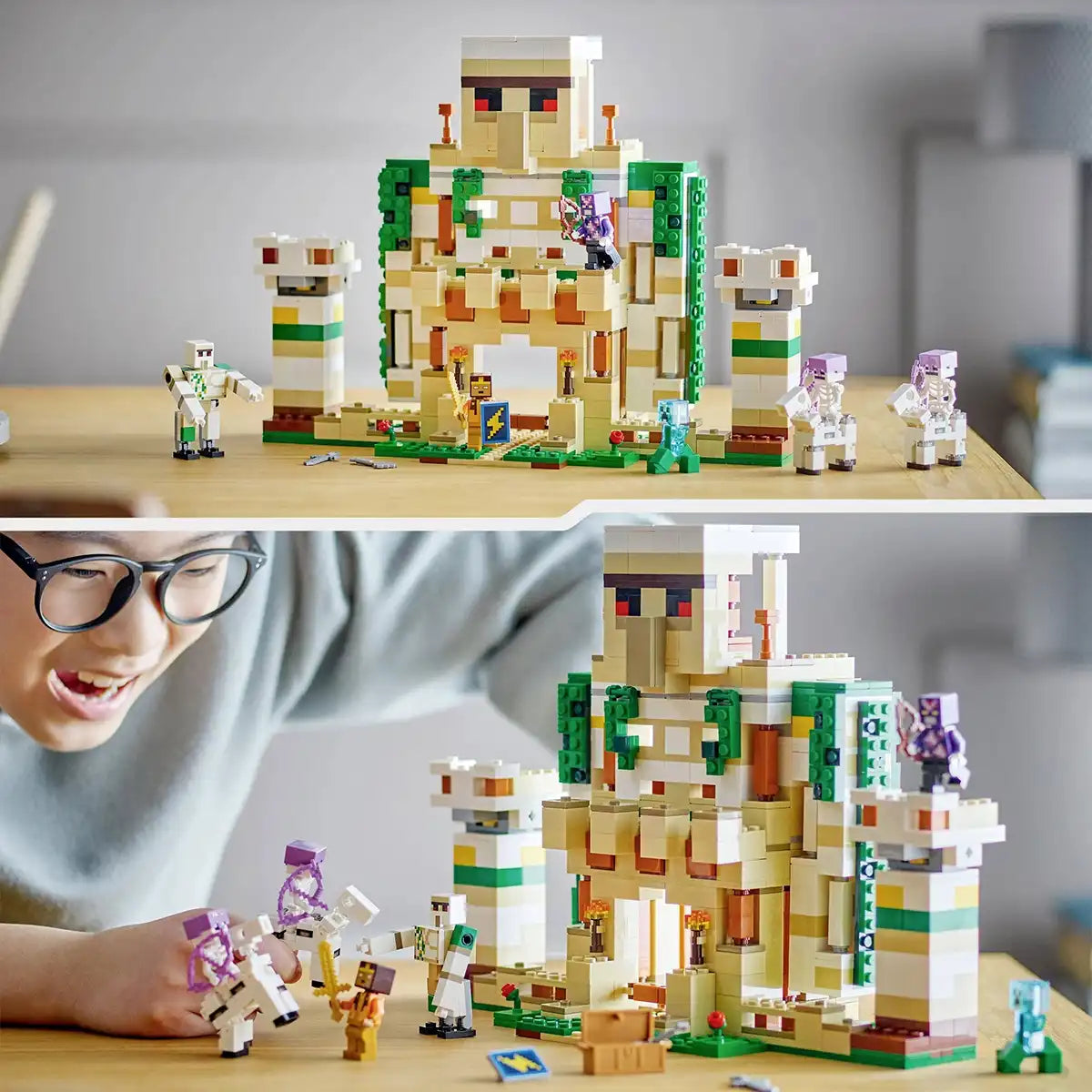 Minecraft Iron Golem Fortress Blocks (868 Pcs)