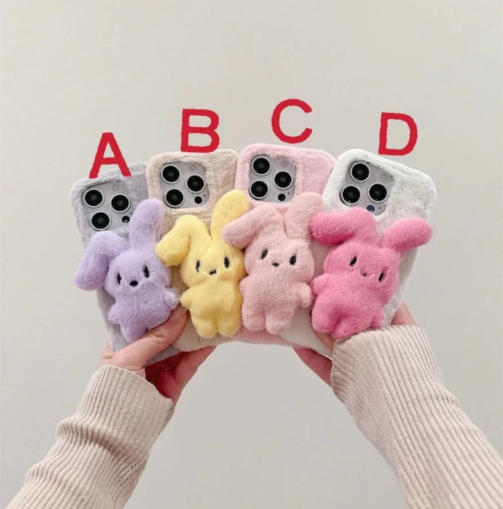 Rabbit Soft Phone Case for iPhone 11/11pro/11pro max/12/12pro/12pro max/13/13pro/13pro max/14/14pro/14plus/14pro max/15/15pro/15pro max/15plus/16/16pro/16pro max PN6863 - Bear Hugs