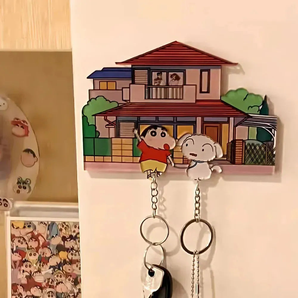 Shinchan House Wall Mount Couple Keychain