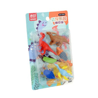 ممحاة ديناصورات جوراسيك جامبل (مجموعة من 6 قطع) 