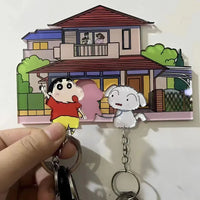 Shinchan House Wall Mount Couple Keychain