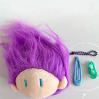 Wiggly Wonders Doll Head Keychain