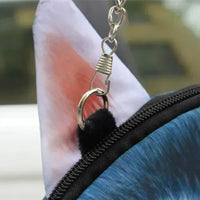 3D Realistic Cat Visage Crossbody Bag