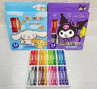 Sanrio Silky Oil Pastel Color Box (18 Pcs)