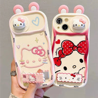 Kawaii Kitty Phone Case for iPhone 11/12/12pro max/13/13pro/13pro max/14/14pro/14pro max/15/15pro/15pro max/16/16pro/16pro max PN6980 - Bear Hugs