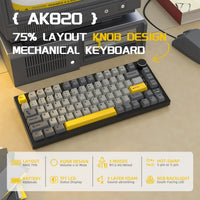 ATTACK SHARK x AJAZZ AK820 Pro Gasket Keyboard
