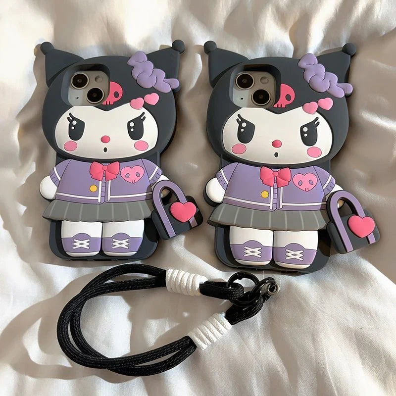 Kuromi Pastel Punk Case (For iPhone)