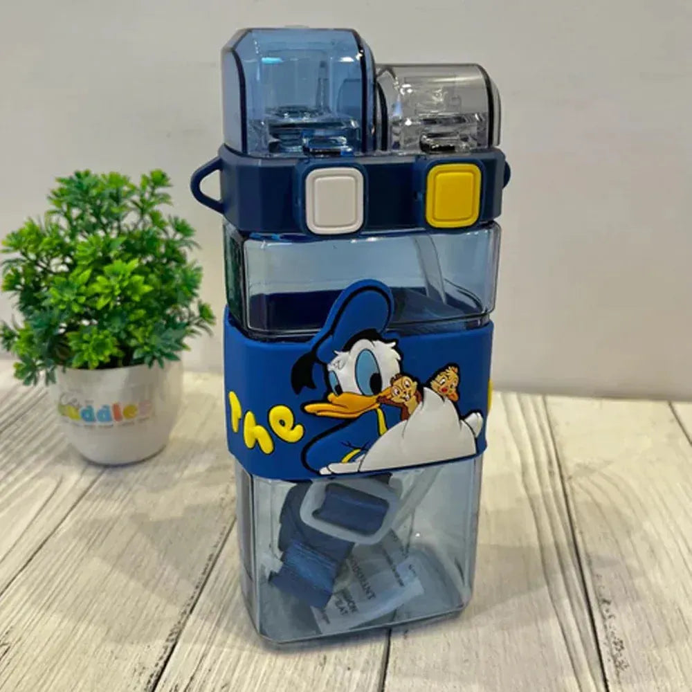 2 in 1 Disney Character Water Bottle (520 ml)