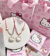 HelloKitty Silver Charmsilver Necklace - Bear Hugs