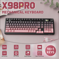 ATTACK SHARK X98PRO Wireless Gaming Keyboard - Bear Hugs