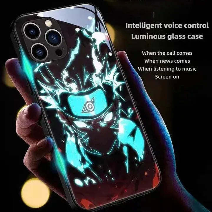 Glowing Naruto Flashing Smart LED Cover (For iPhone) - Bear Hugs