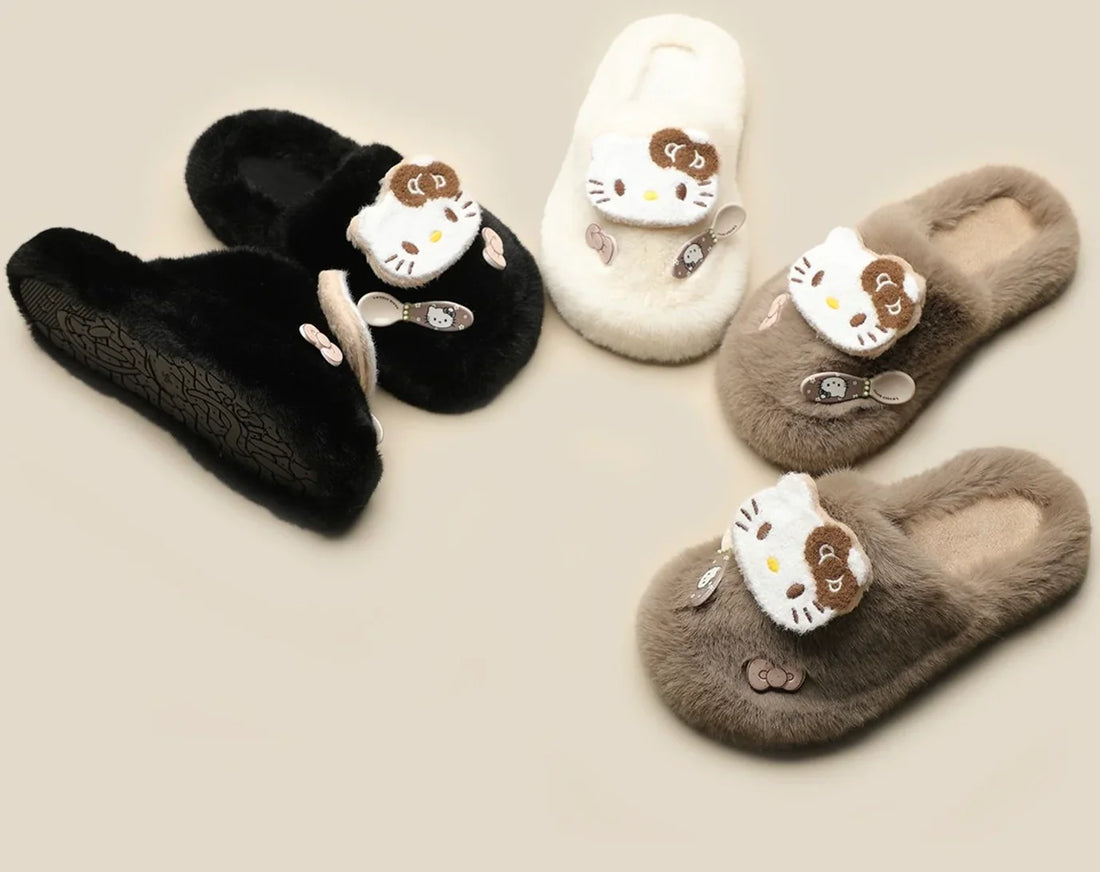Hello Kitty Cloud Mochi Slippers