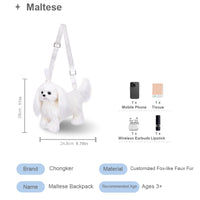 Chongker Realistic Maltese Shoulder Bag - Bear Hugs