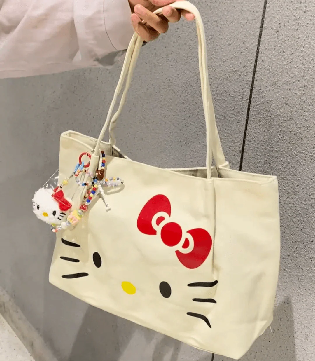 Hello Kitty Canvas Luxe Tote Bag