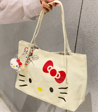 Hello Kitty Canvas Luxe Tote Bag