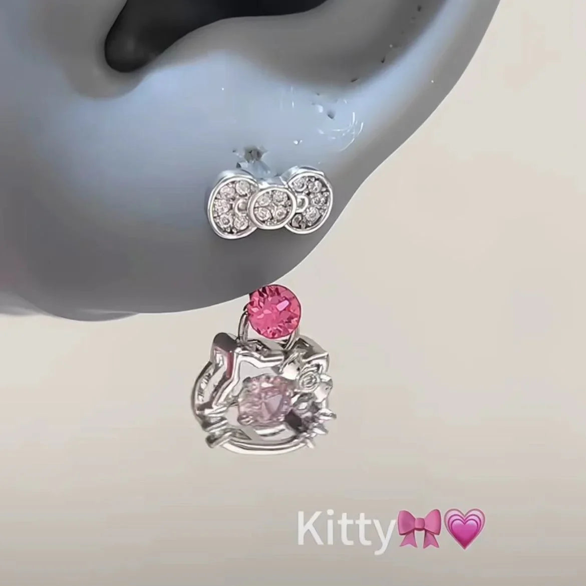 HelloKitty Starry-Eyed Dangle Earrings - Bear Hugs