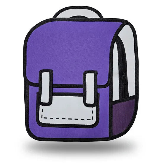 2D Cartoon Drawing Backpack - Bear Hugs