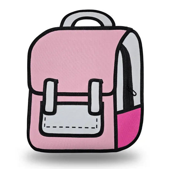 2D Cartoon Drawing Backpack - Bear Hugs