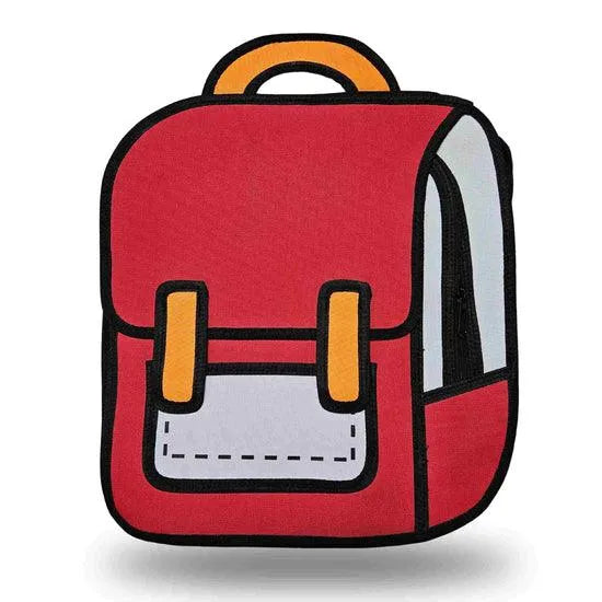 2D Cartoon Drawing Backpack - Bear Hugs