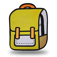 2D Cartoon Drawing Backpack - Bear Hugs