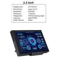 3.5 inch IPS Type-C Secondary Screen - Bear Hugs