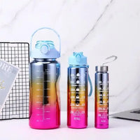 3 in 1 Motivational Gradient Bottle - Bear Hugs