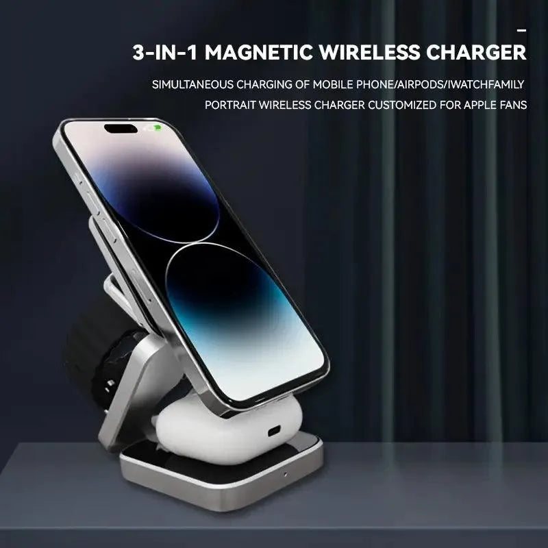 3 in 1 Wireless Charger Stand - Bear Hugs