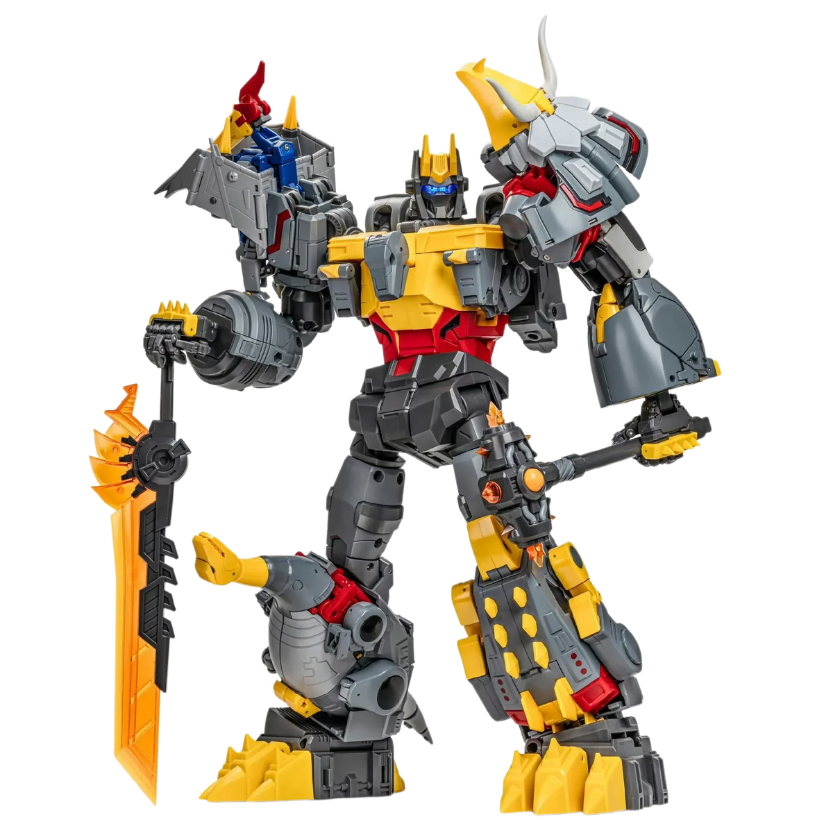 Newage H72 H-72 Typhon (Ankylosaurus Dinobot Volcanicus Combiner) New Age 16cm / 6.3" - Bear Hugs