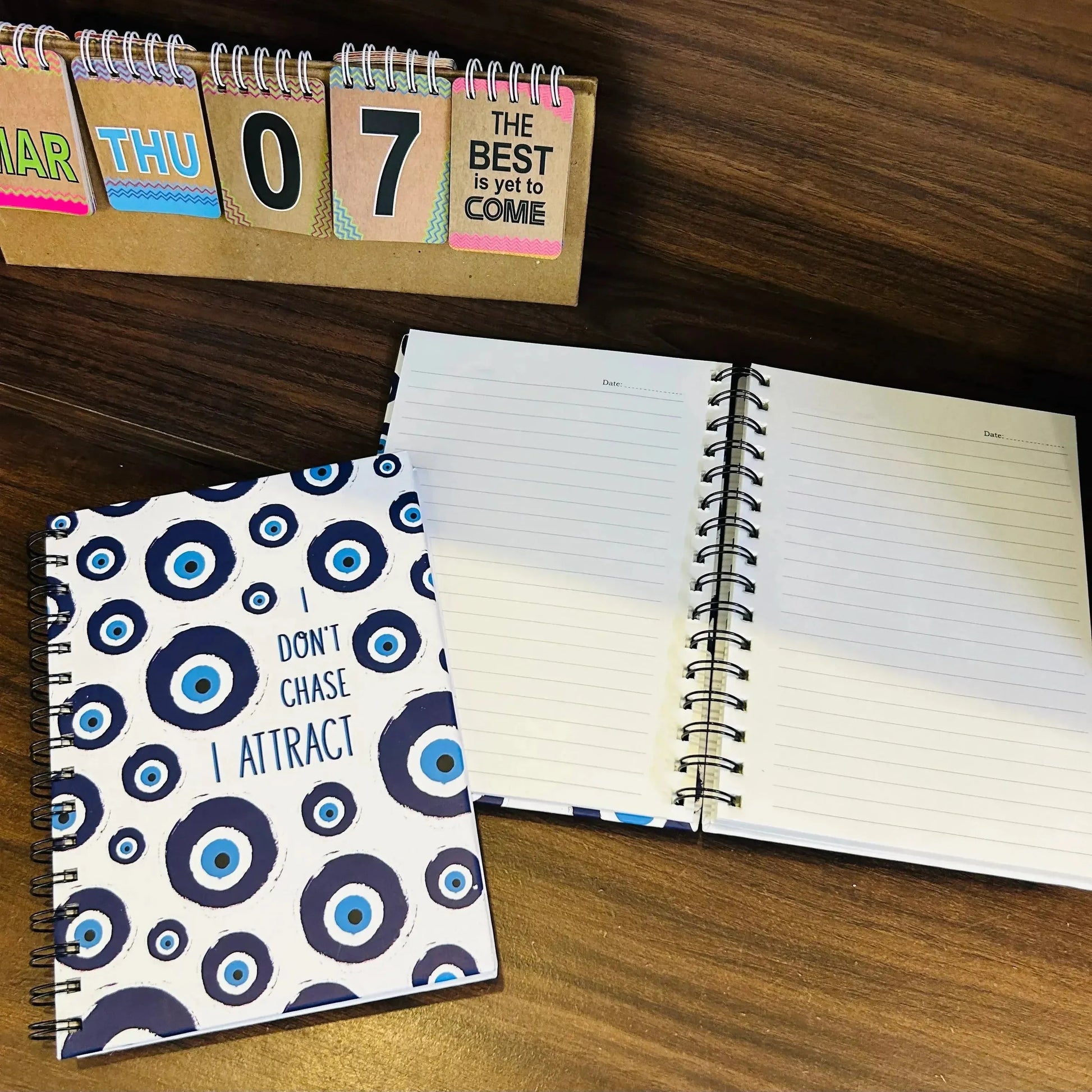 Evil Eye Spiral A5 Diary