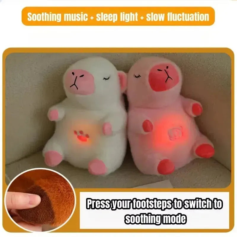 Capybara Musical Breathing Teddy Plushie