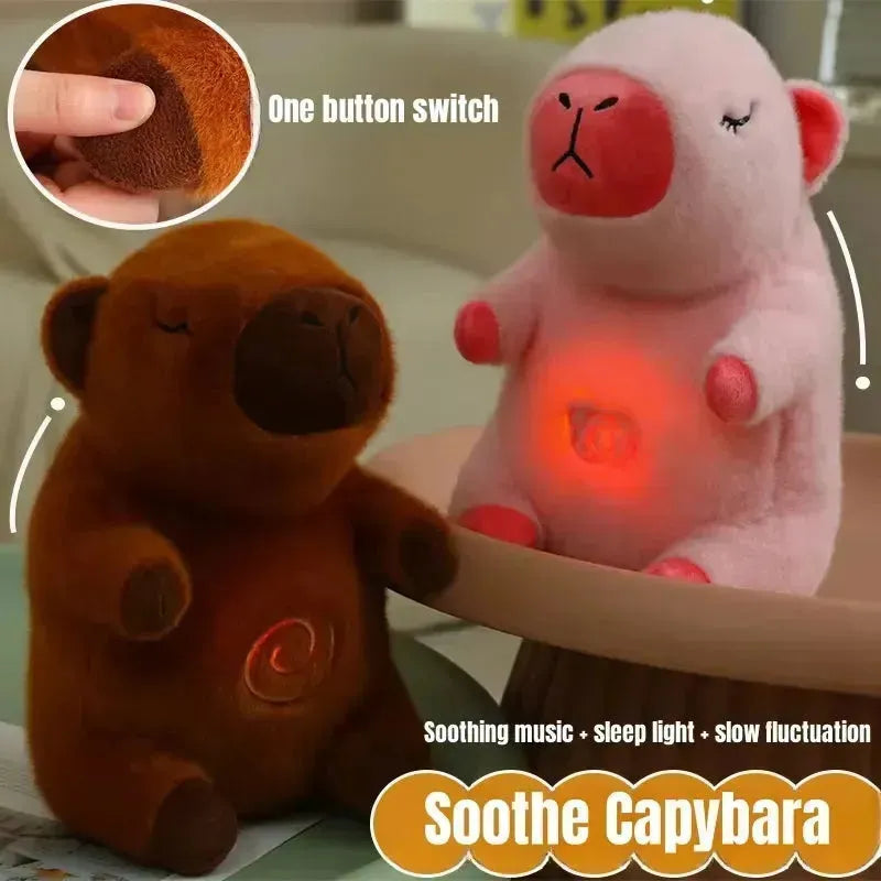 Capybara Musical Breathing Teddy Plushie