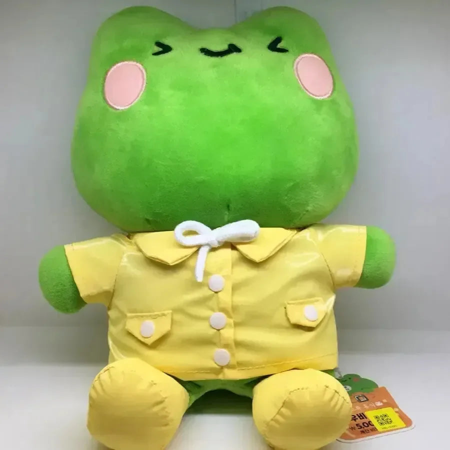 Puddle Pal Raincoat Frog Plush (35 cm)
