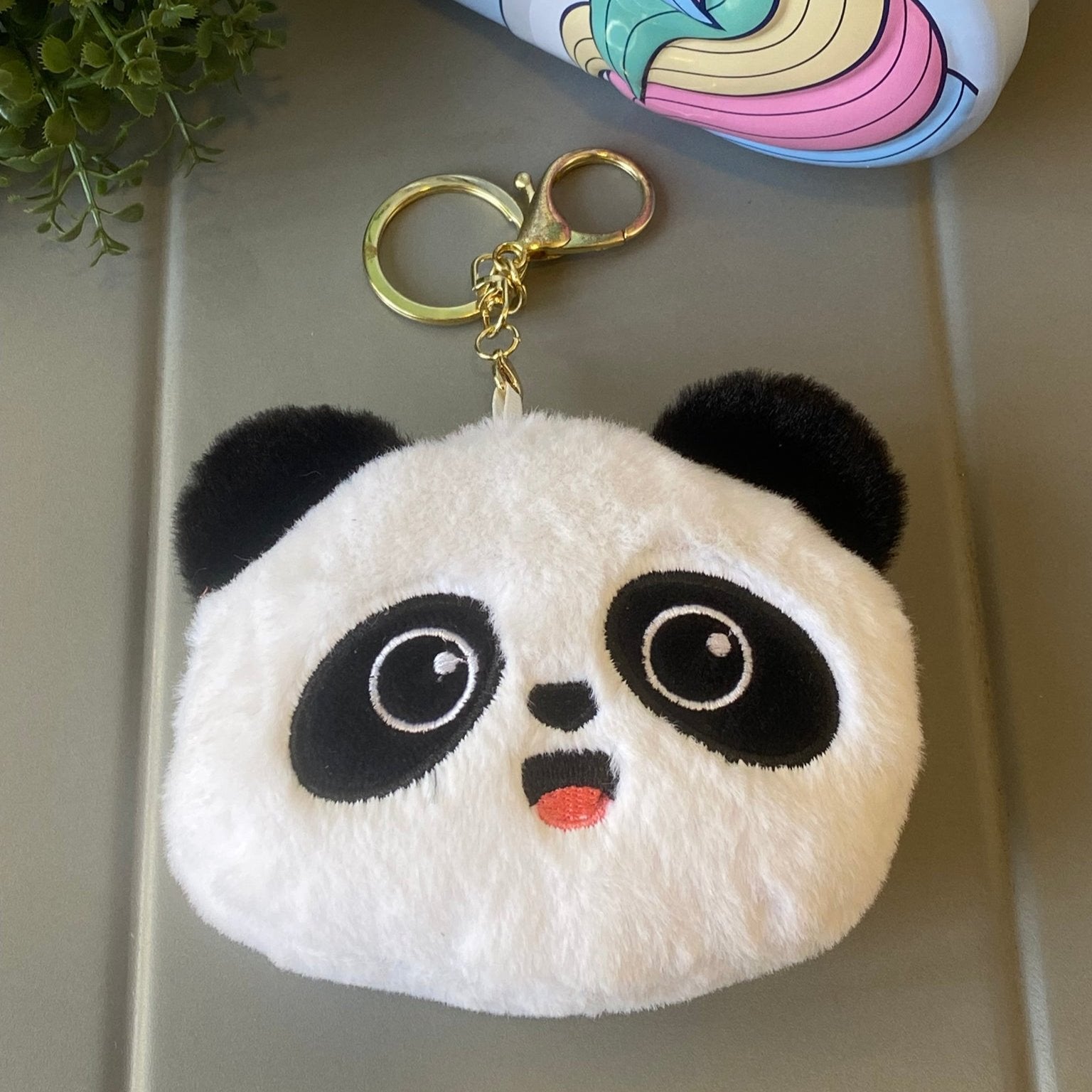 Panda Coin Pouch Keychain