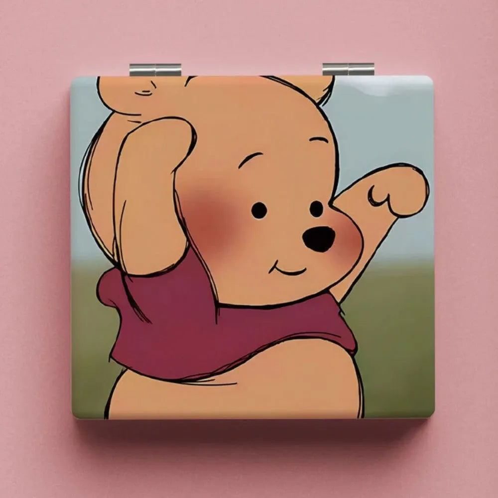 Cute Pooh Pocket Mirror