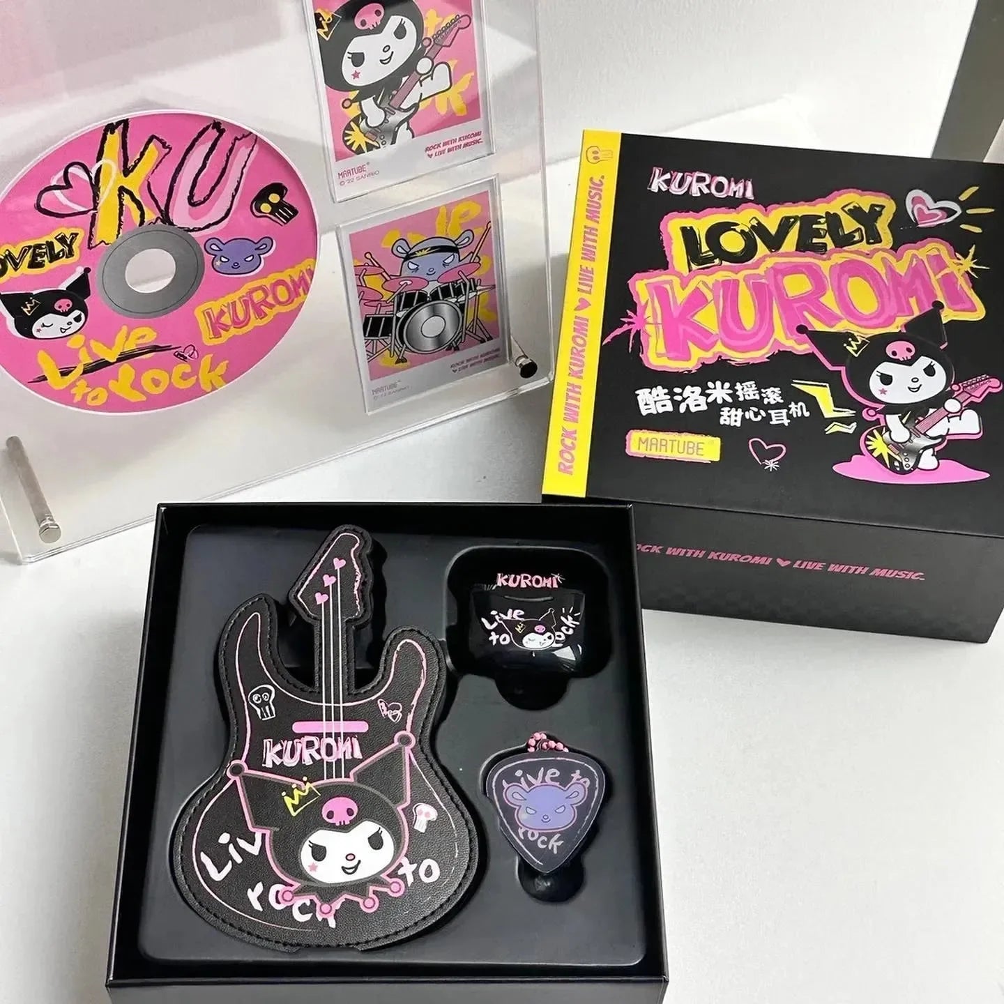 Sanliou Martube x Kuromi Guitar Earphones