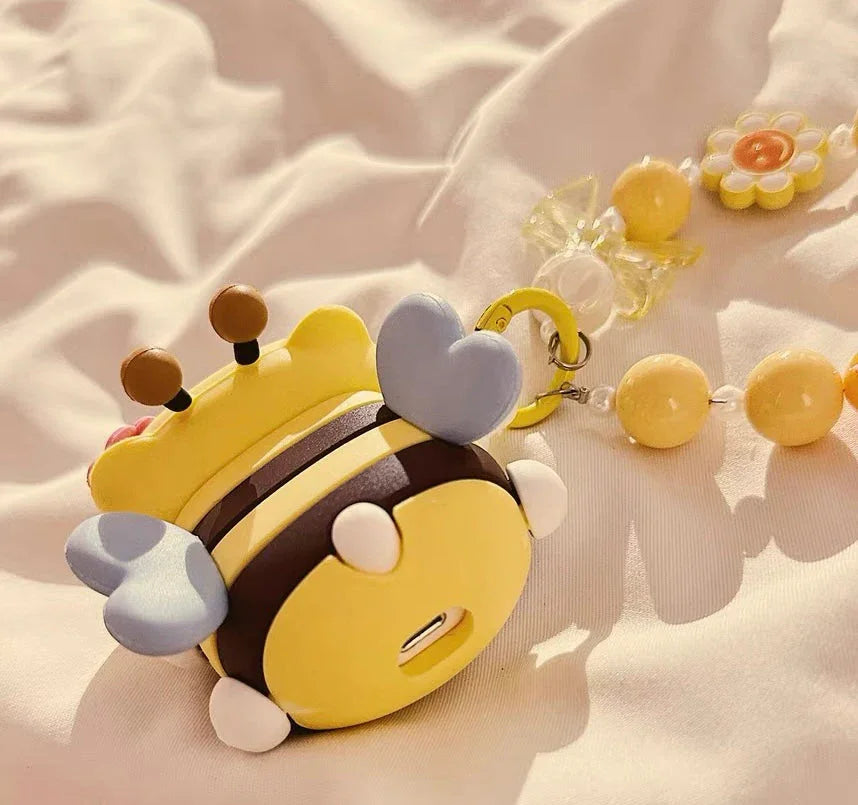 Kawaii Bee AirPods Case For Iphone PN6927 - Bear Hugs