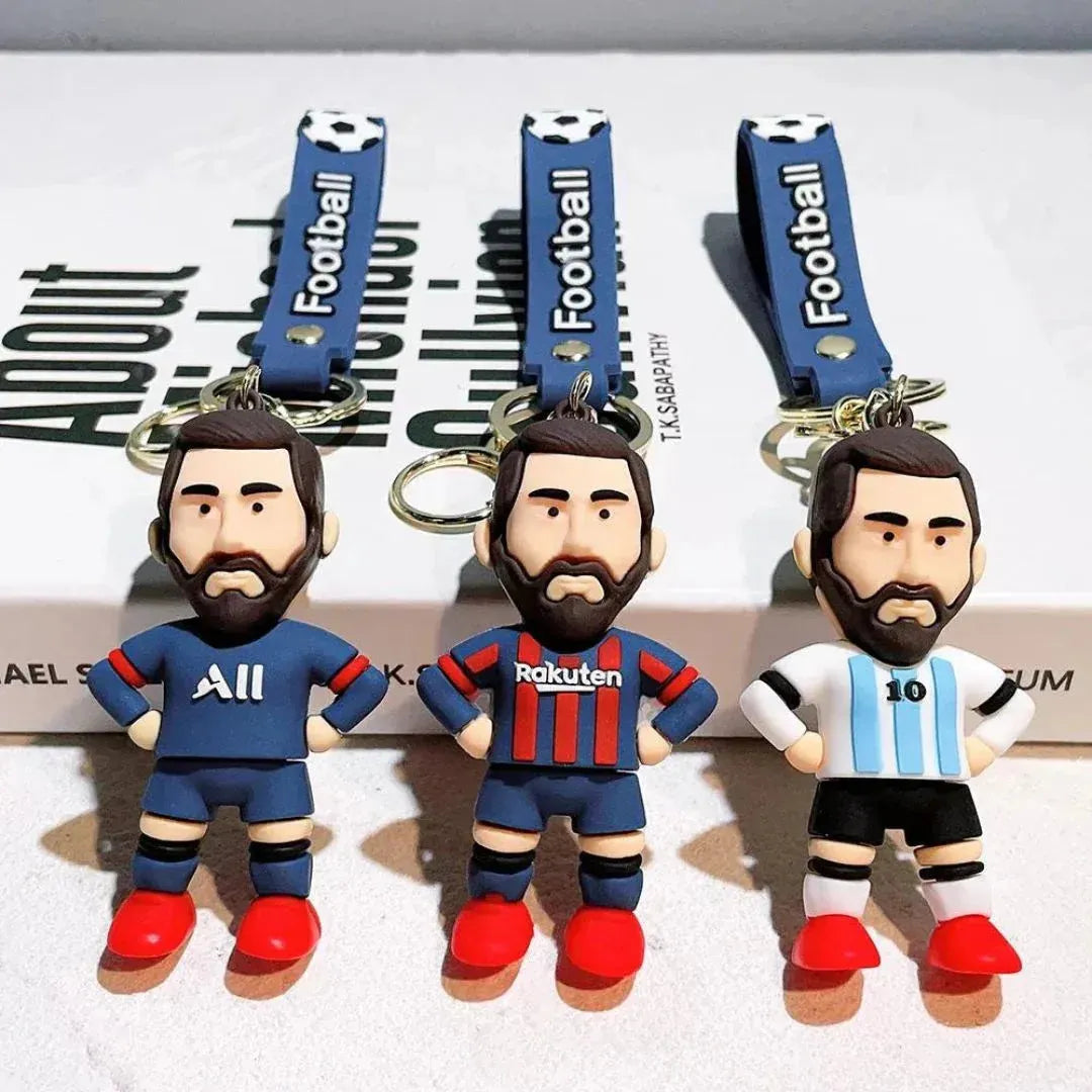 Sporty Lionel Messi 3D Keychain