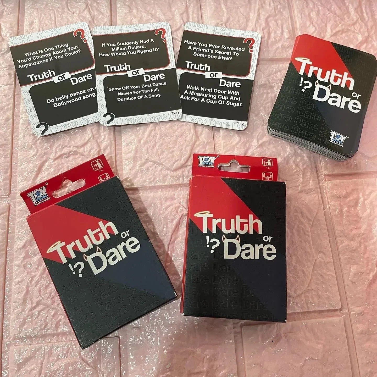 Truth or Dare Party Card Game