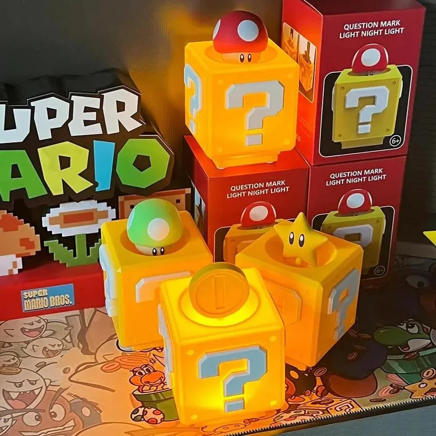 Super Mario Interactive Block Lamp