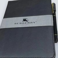 British Luxury Designer Notebook & Pen Set