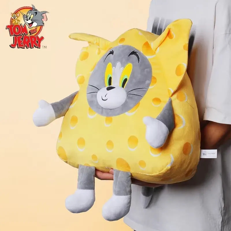 Tom & Jerry Cheese Block Plushies (38 cm)