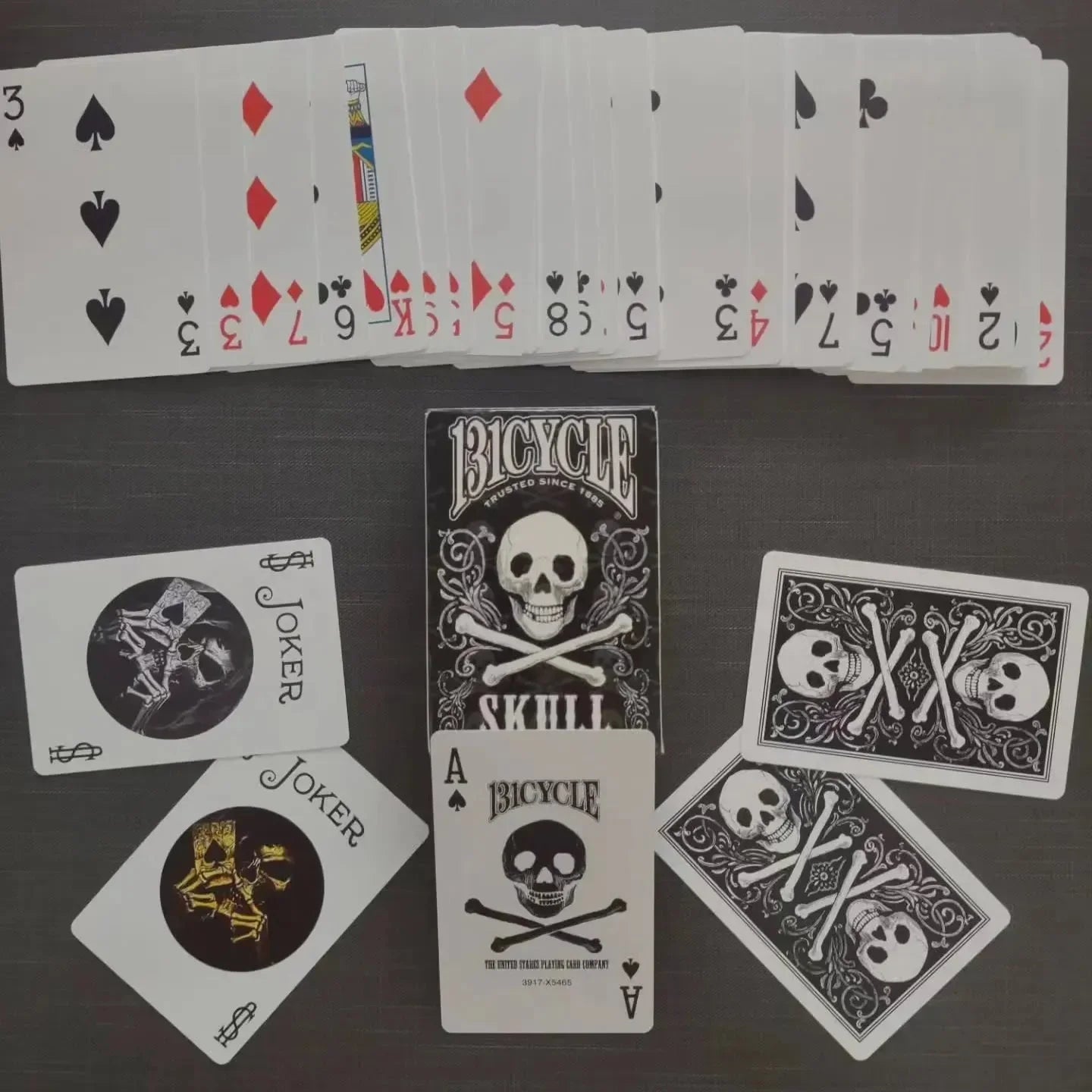 Bicycle Skull Playing Cards