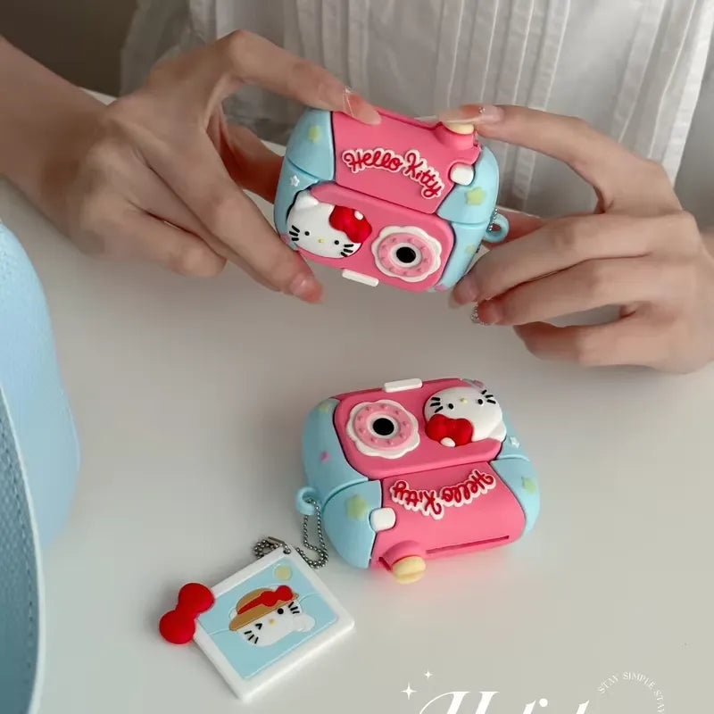 3D Hello Kitty Camera AirPods Case