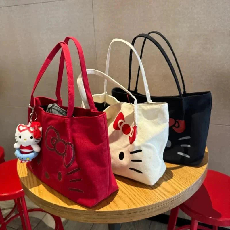 Hello Kitty Canvas Luxe Tote Bag