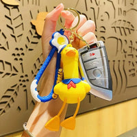 Duck & Dive Retractable Neck Keychain