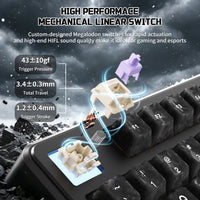 ATTACK SHARK X87 ULTRA Wireless Mechanical Keyboard With 8K Wireless Receiver - Bear Hugs