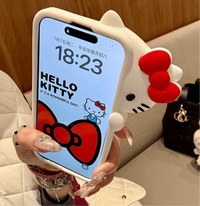 Hello Kitty Hide-and-Seek Silicone Case (For iPhone)