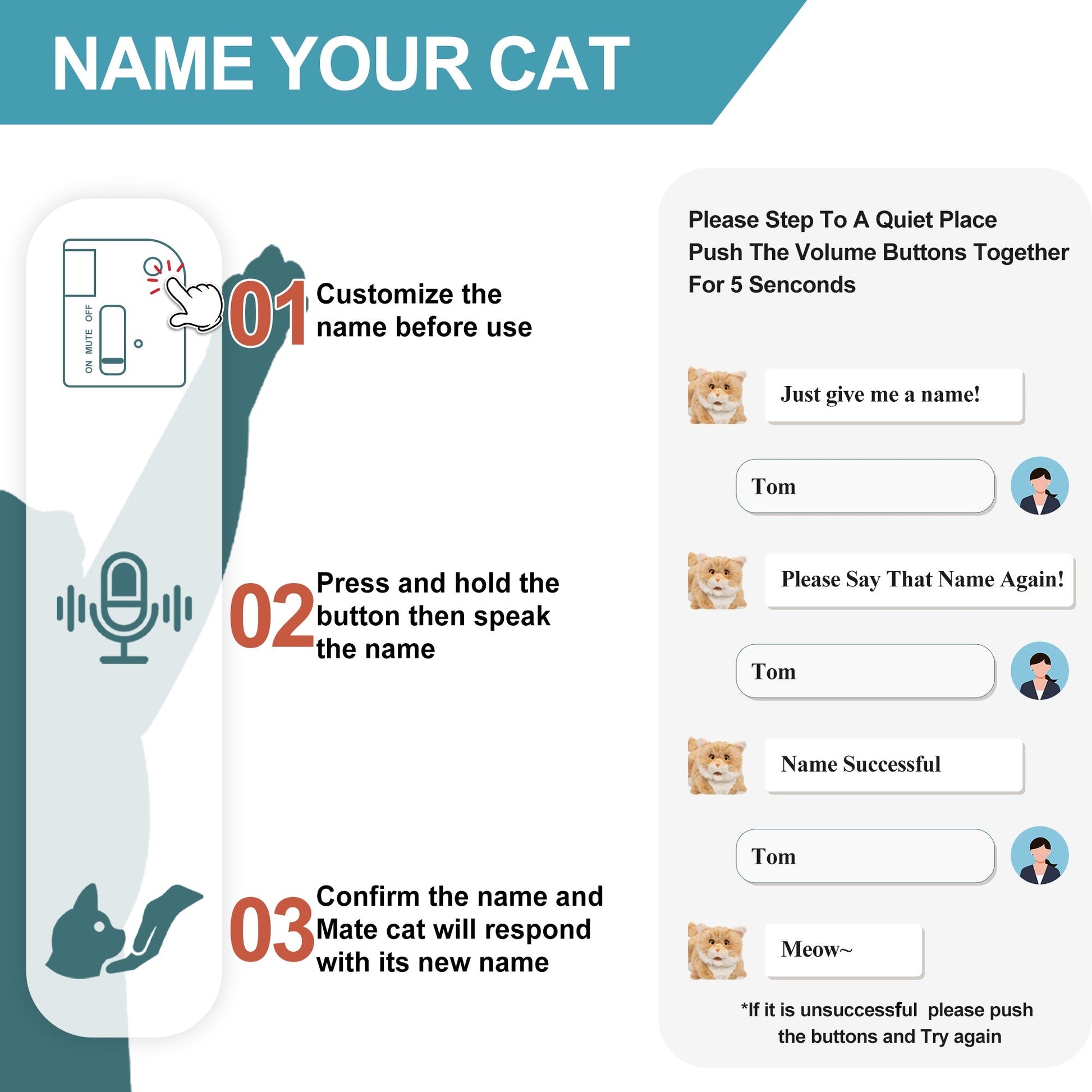 Chongker Matecat Pro Interactive Cat Companion
